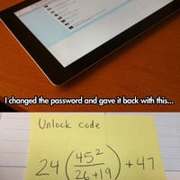 When the teacher outsmarts the student