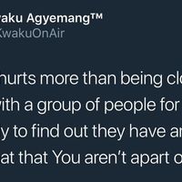 Nothing hurts more