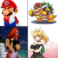 Female anime girl Bowser