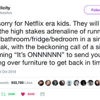 Netflix era kids will never know