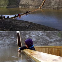 This is the Moses Bridge in the Netherlands