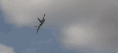 F-22 Raptor thrust vectored maneuvers