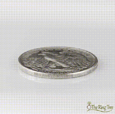 Creating a ring from a 50 cent coin
