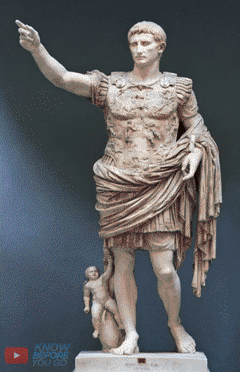 Ancient Roman statues were actually painted