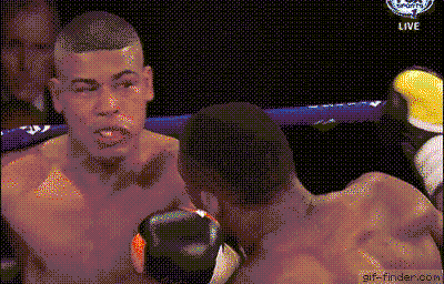 Brutal Boxing Knockout in Slow Motion
