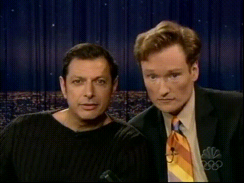 Jeff goldblum and conan hypnotize you with their faces