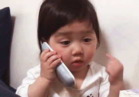 My reaction when my Grandma calls me and talks for an eternity