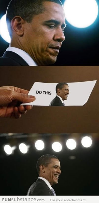 Obama's note to self