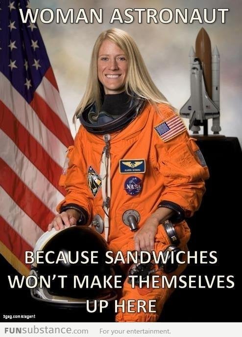 We need woman astronauts