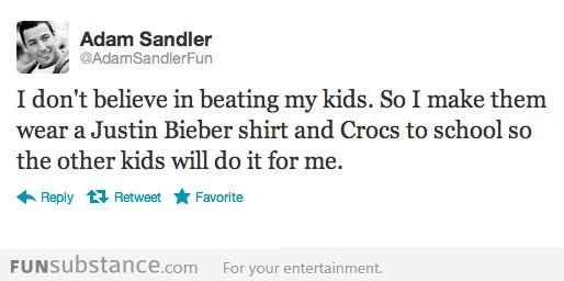 Adam Sandler is a good father