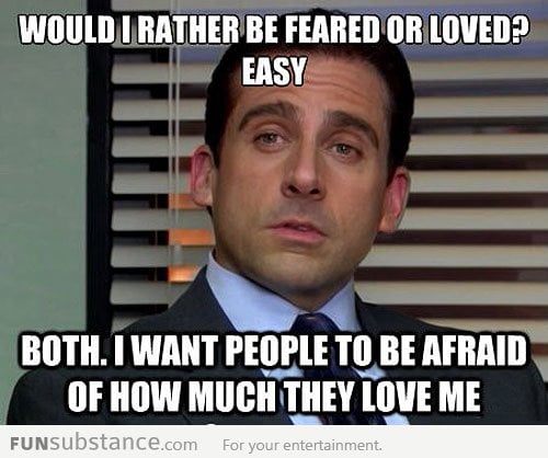 Feared or Loved...