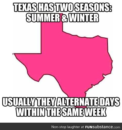 Texas' two seasons