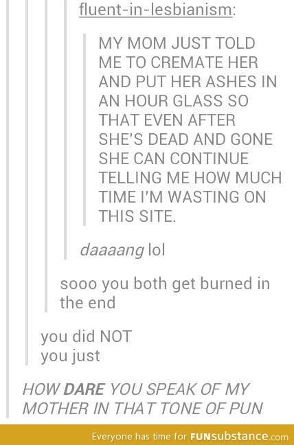 Ashes to ashes
