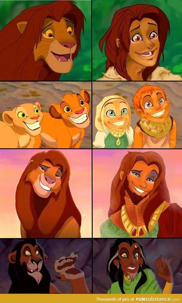 Lion King Characters as People