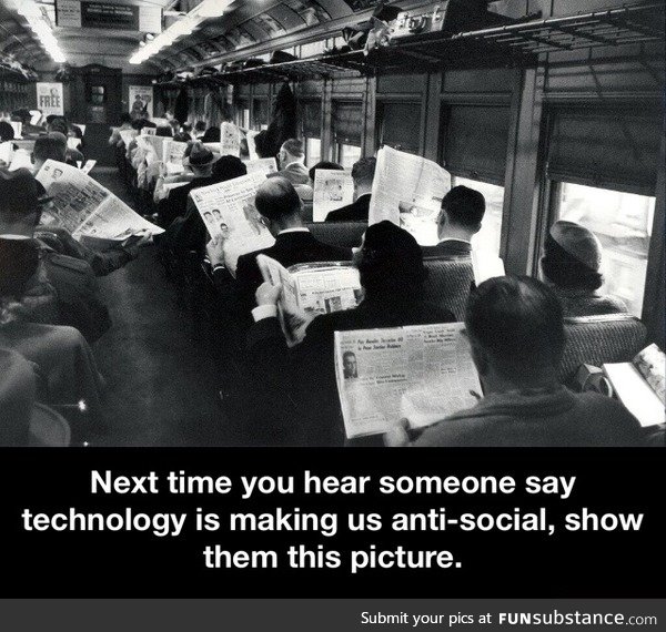 Technology is making us anti-social