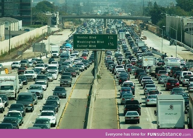 Gif of the trafic in LA