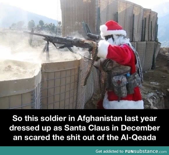 Santa claus the soldier