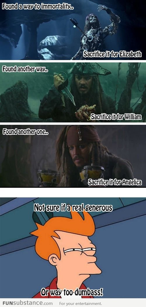 Good guy Jack Sparrow