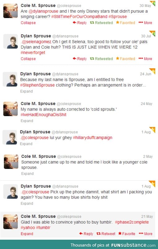 Dylan and Cole Sprouse tweet compilation