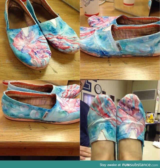 Jelly fish shoes :D