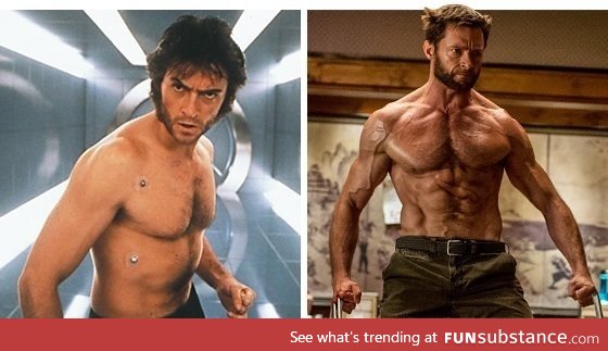 Hugh Jackman looks better as Wolverine as he ages