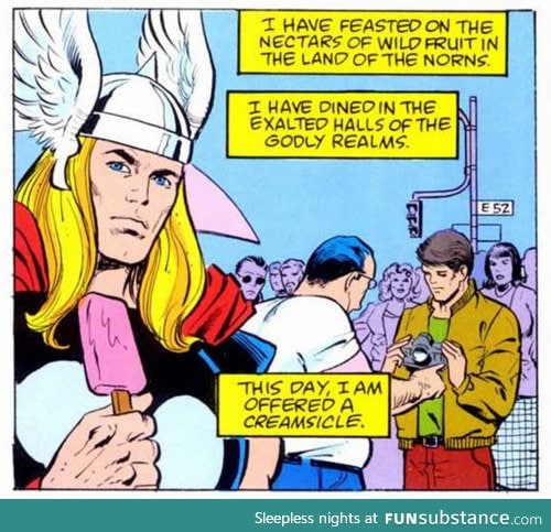 Thor's creamsicle