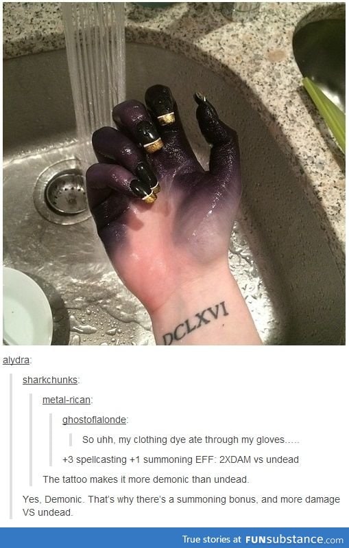 Demonic hands