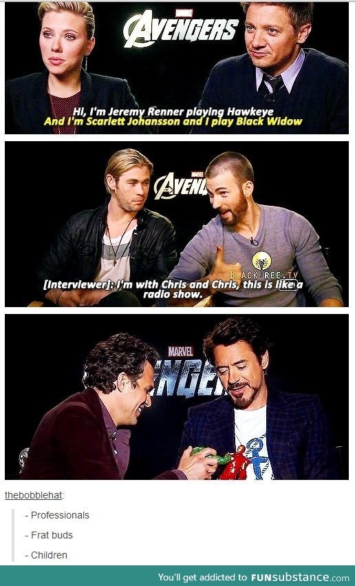 Difference in the Avengers