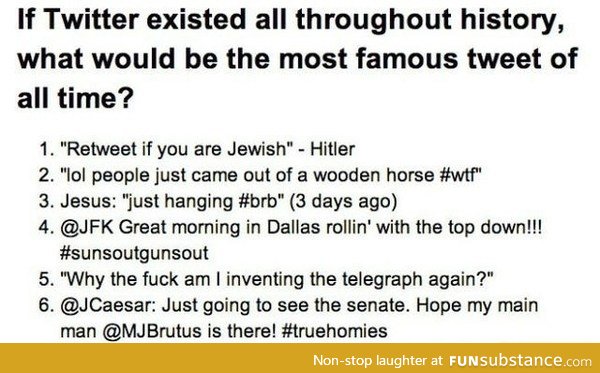 People were asked what the most famous tweet would be