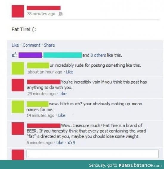 Fat Shaming on FB