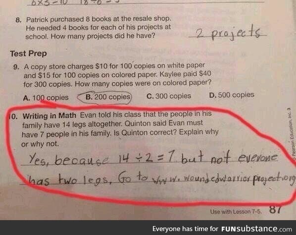 This kid is going places in life!
