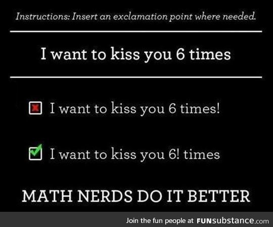 Only a math nerd will understand