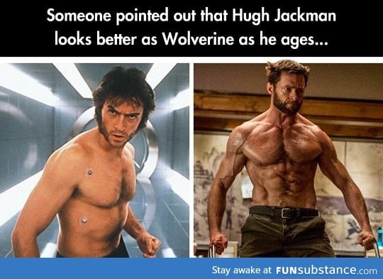 Because he ages like fine wine