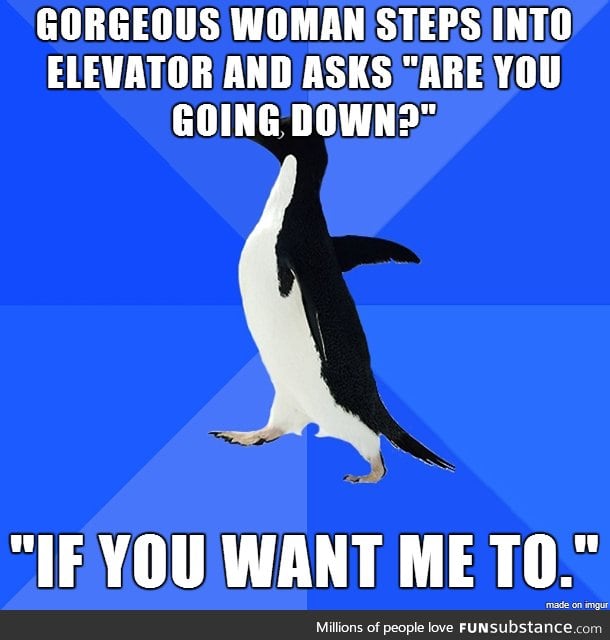 I couldn't get off that elevator fast enough