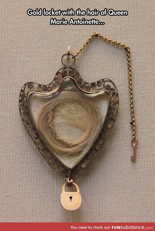 Gold Locket With a Little Treasure