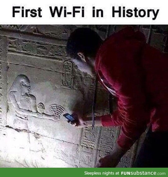 Ancient wifi hotspot