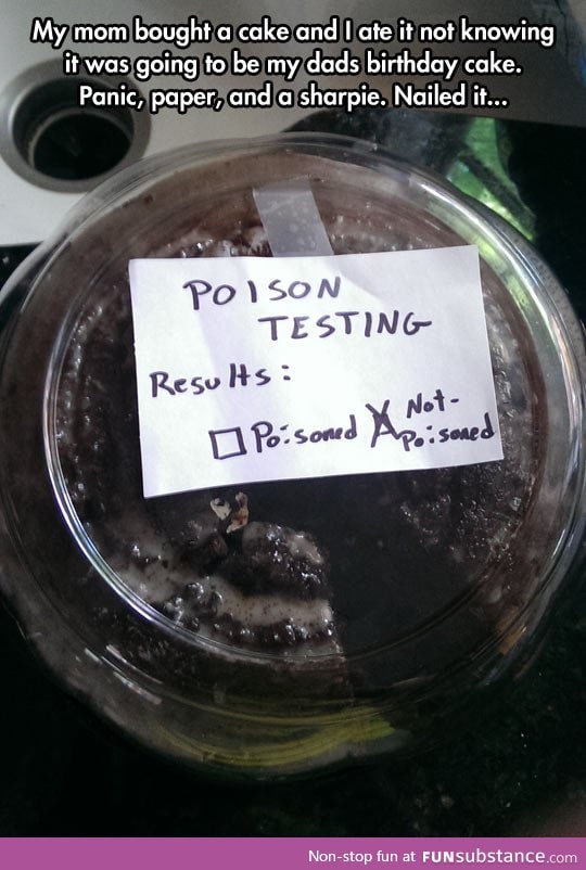 Poison testing