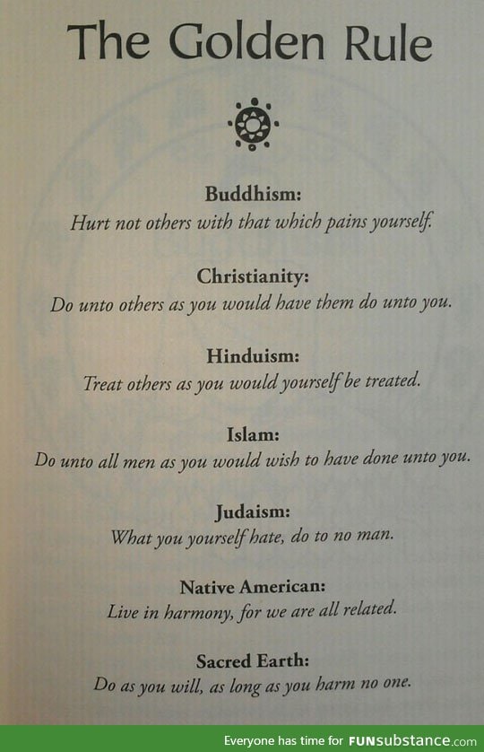 The religion golden rule