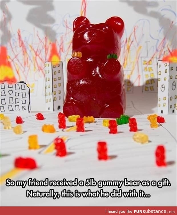 giant gummy bear