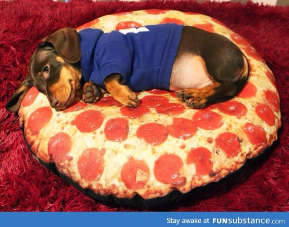 Pizza with extra sausage