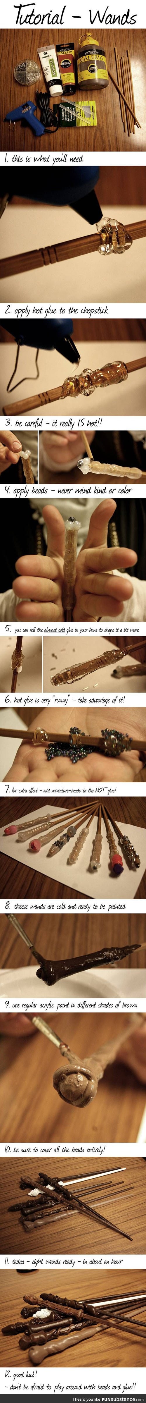 How to make your own Harry Potter wand