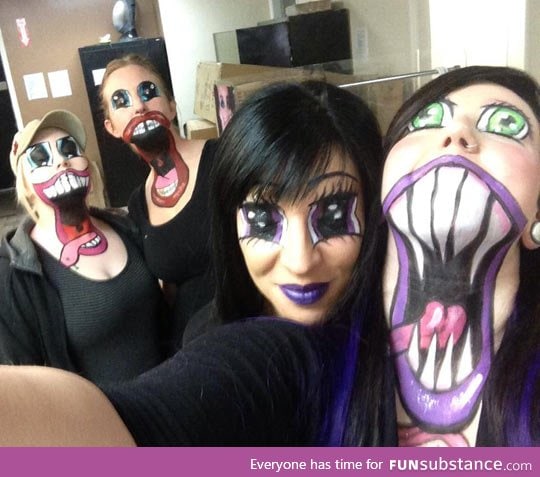 Freakiest makeup ever