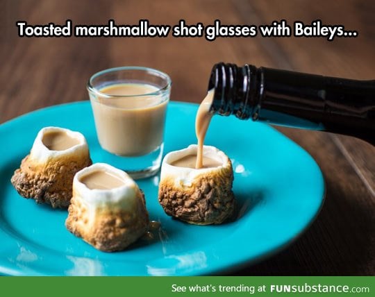 So I heard you like marshmallows and alcohol...