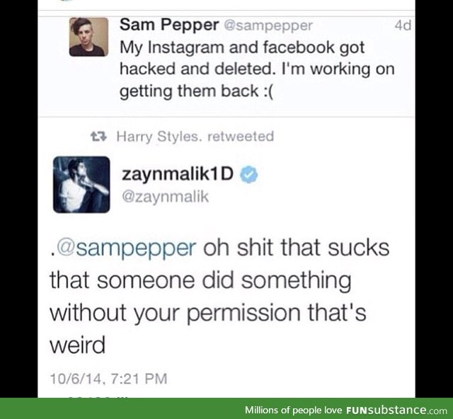 If any of you know who Sam Pepper is or what he did