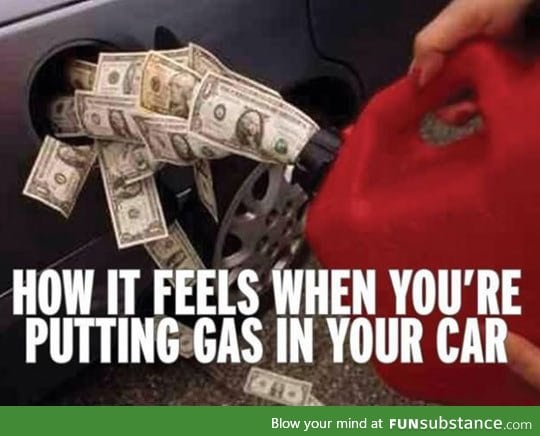 Putting gas in your car these days
