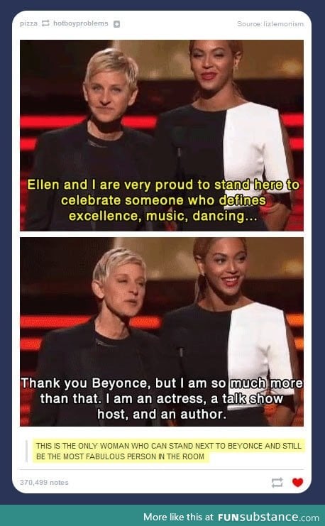 All hail Ellen