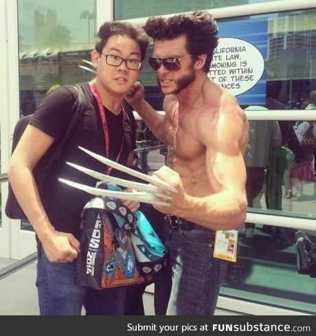 Probably the best Wolverine Cosplay ever.