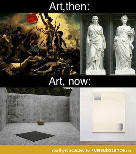 Art then and now
