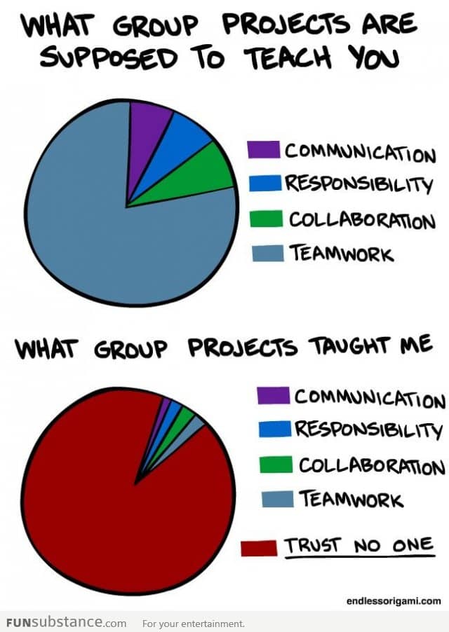 What group projects thought me
