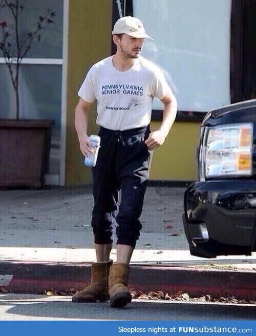 Shia Labeouf just doesn't give a f*ck anymore
